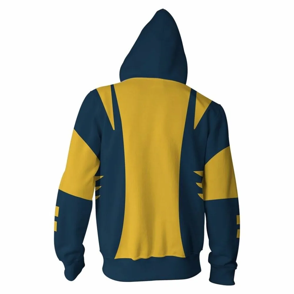 Новая стильная толстовка на молнии с капюшоном 3D принтом в стиле хип хоп