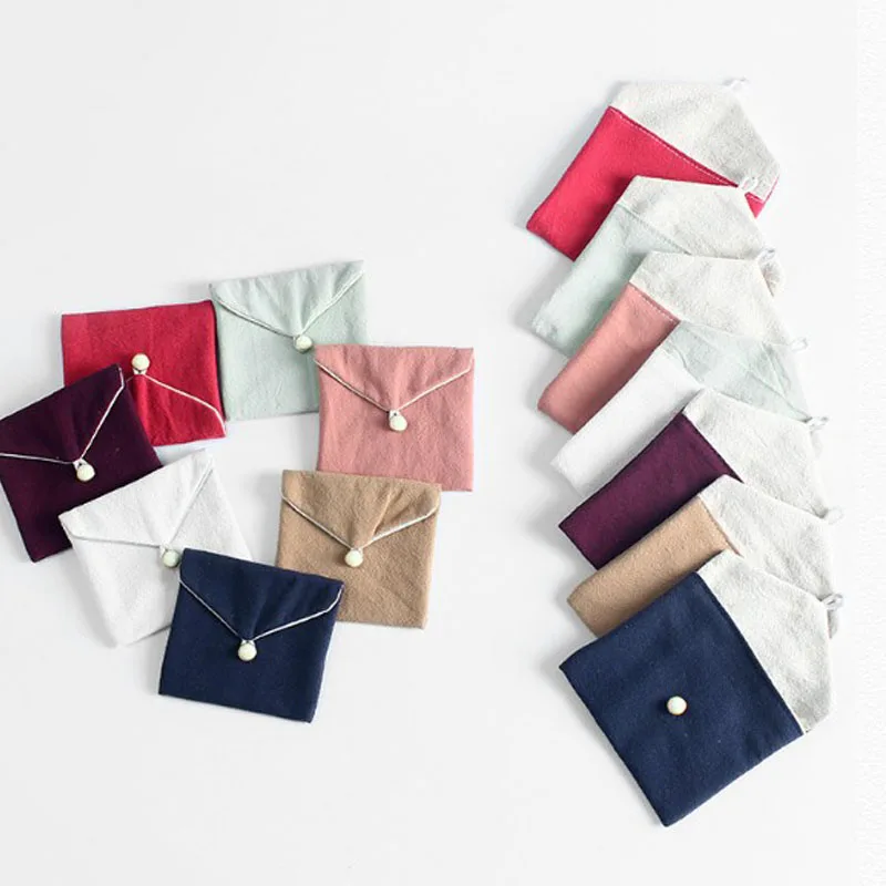 

Linen Flip Bag 8x8cm 9x11cm pack of 24 Jewelry Envelope Packaging Pouches