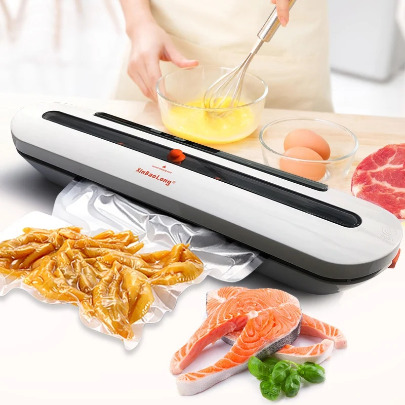 

Electric Vacuum Sealer Packaging Machine For Home Kitchen Including 10pcs Food Saver Bags Commercial Vacuum Food Sealing