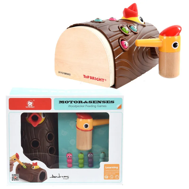 

Woodpecker Insect Catching Game Intelligence Development Early Education and Wisdom Magnetic Fishing Toys for Girls and Children