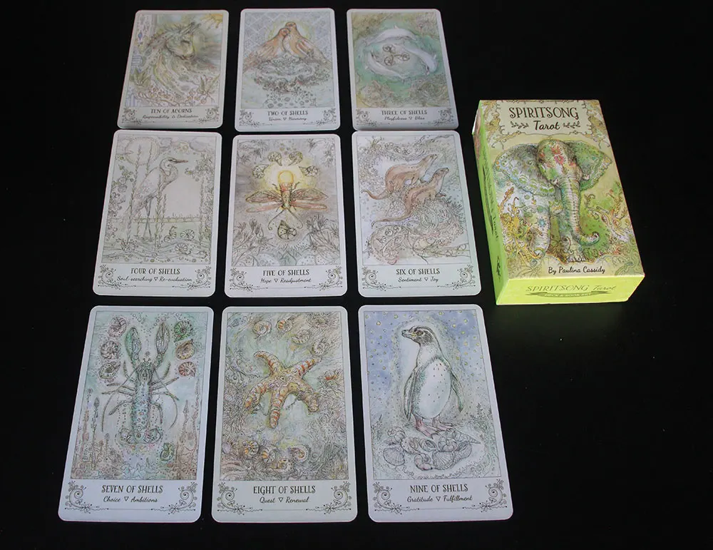 

The Cards of Spirit Song Family Party Playing Card Board Game for Adults and Children Divination Tarot Deck
