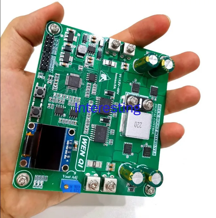 

Цифровой преобразователь с усилением STM32, двусторонний преобразователь с усилением, плата для разработки, импульсный источник питания, обучение