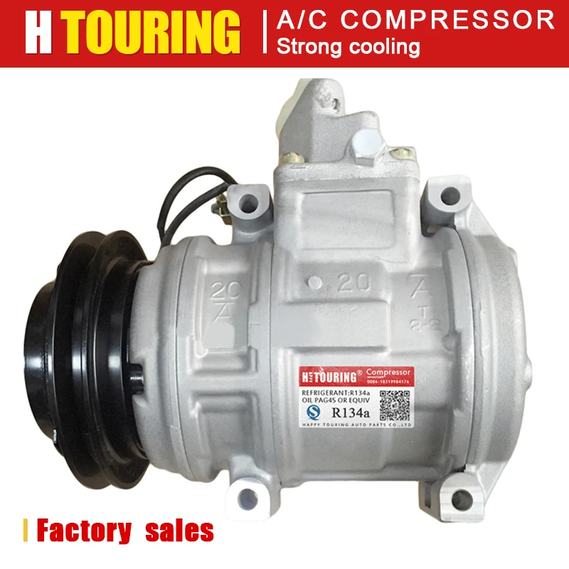 10PA20C компрессор для Toyota Land Cruiser 1999 4500 FZJ80 FZJ100 88320 60750 8832060750 60730 8832060730 4472006660|Установки