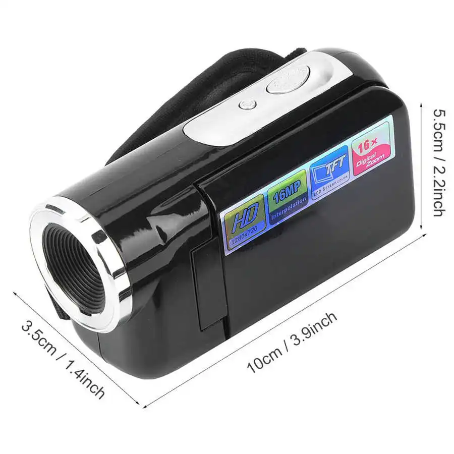 Portable Children Kids 16X HD Digital Video Camera Camcorder with TFT LCD Sceen DV Recorder | Электроника