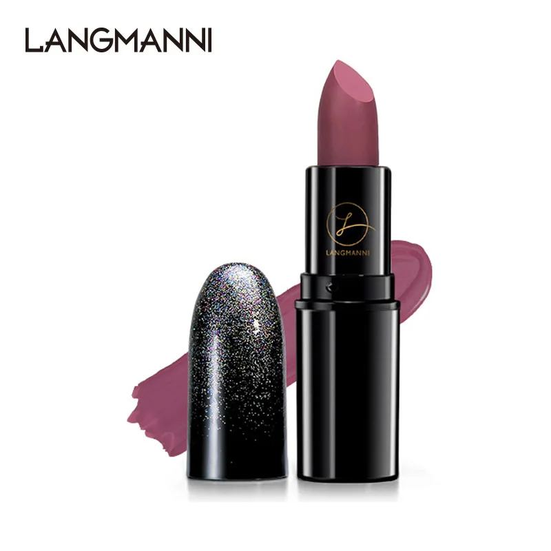 

New 6 Color Portable Matte Lipstick Waterproof Sweatproof Star Lip Gloss Long Lasting Women Velvet Lip Tint Beauty Cosmetics