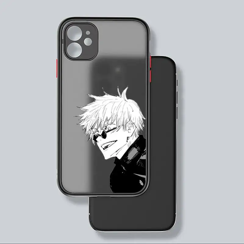 

Jujutsu Kaisen Phone Case For iphone 12 11 8 7 plus mini x xs xr pro max matte transparent cover