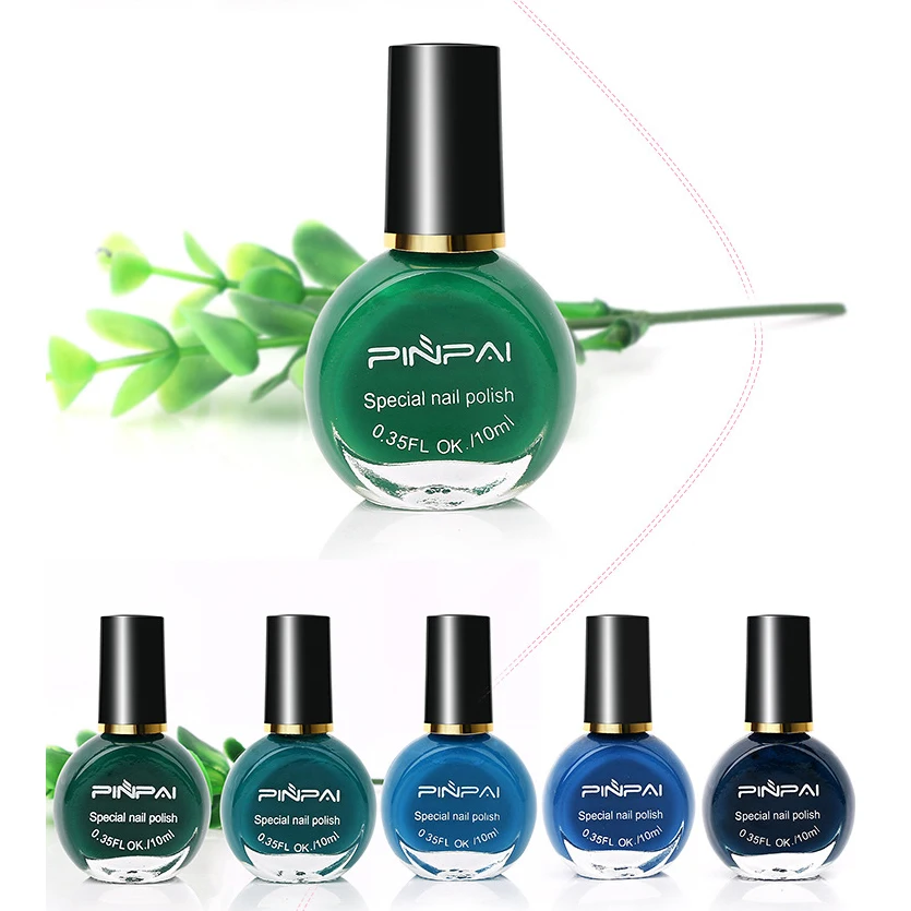 10 мл штемпелюя лак для ногтей дизайна штампы цвета инструменты изображение