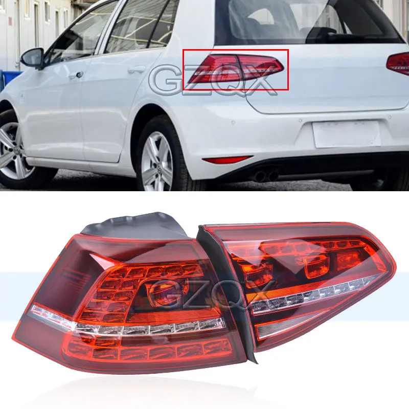 CAPQX для VW Golf 7 13 17 задний бампер стоп светильник хвост Taillamp фонарь головной