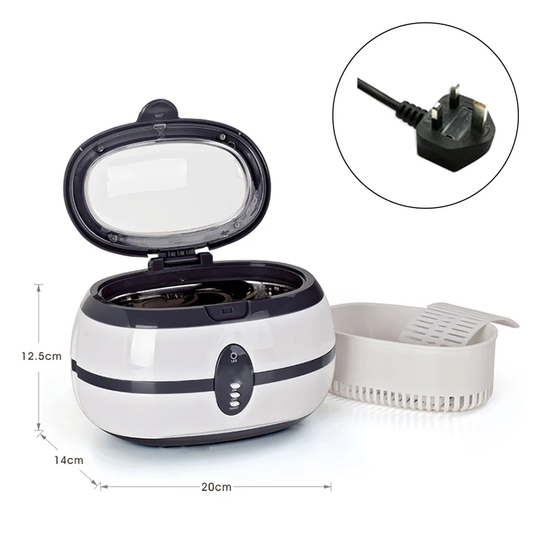 Ультразвуковая Очистительная Машина 35 Вт 600 мл для домашнего уборщика машина