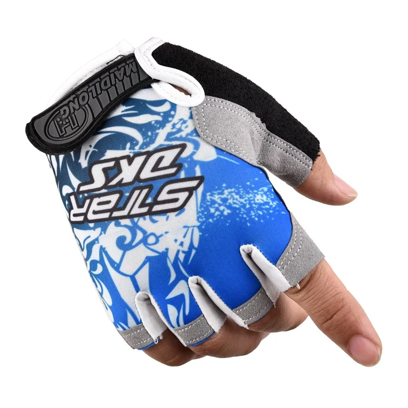 

Cycling half-finger gloves men's outdoor sports mountain road bike gloves sunscreen non-slip mountaineering mitt