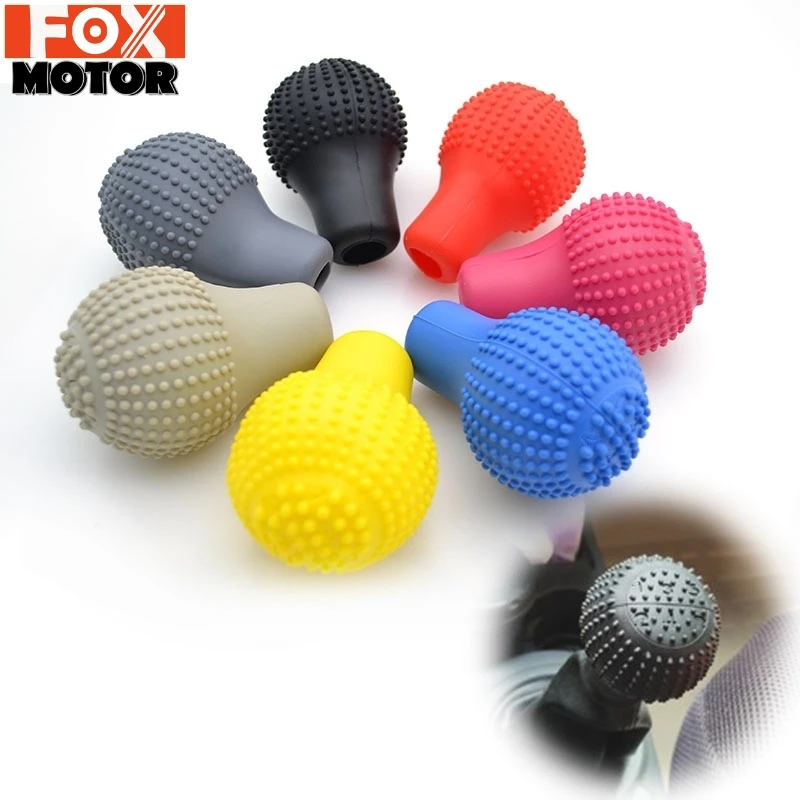 1 шт. автомобильная круглая Силиконовая ручка переключения передач ручной