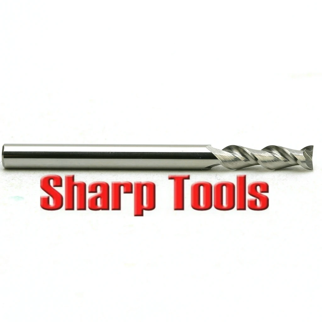 3 175x12 мм карбидная ЧПУ спиральная фреза с двойной/двумя канавками алюминиевая