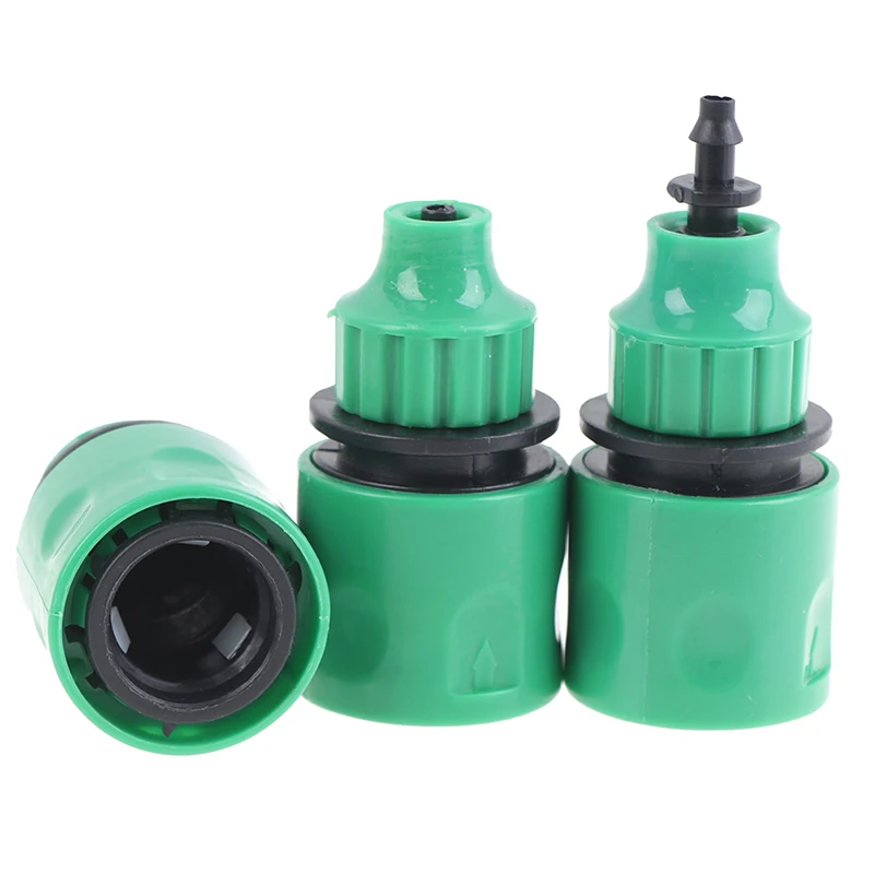 

2PCS Hose Quick Connectors Garden Water Tap Irrigation Drip Quick Coupling Tools