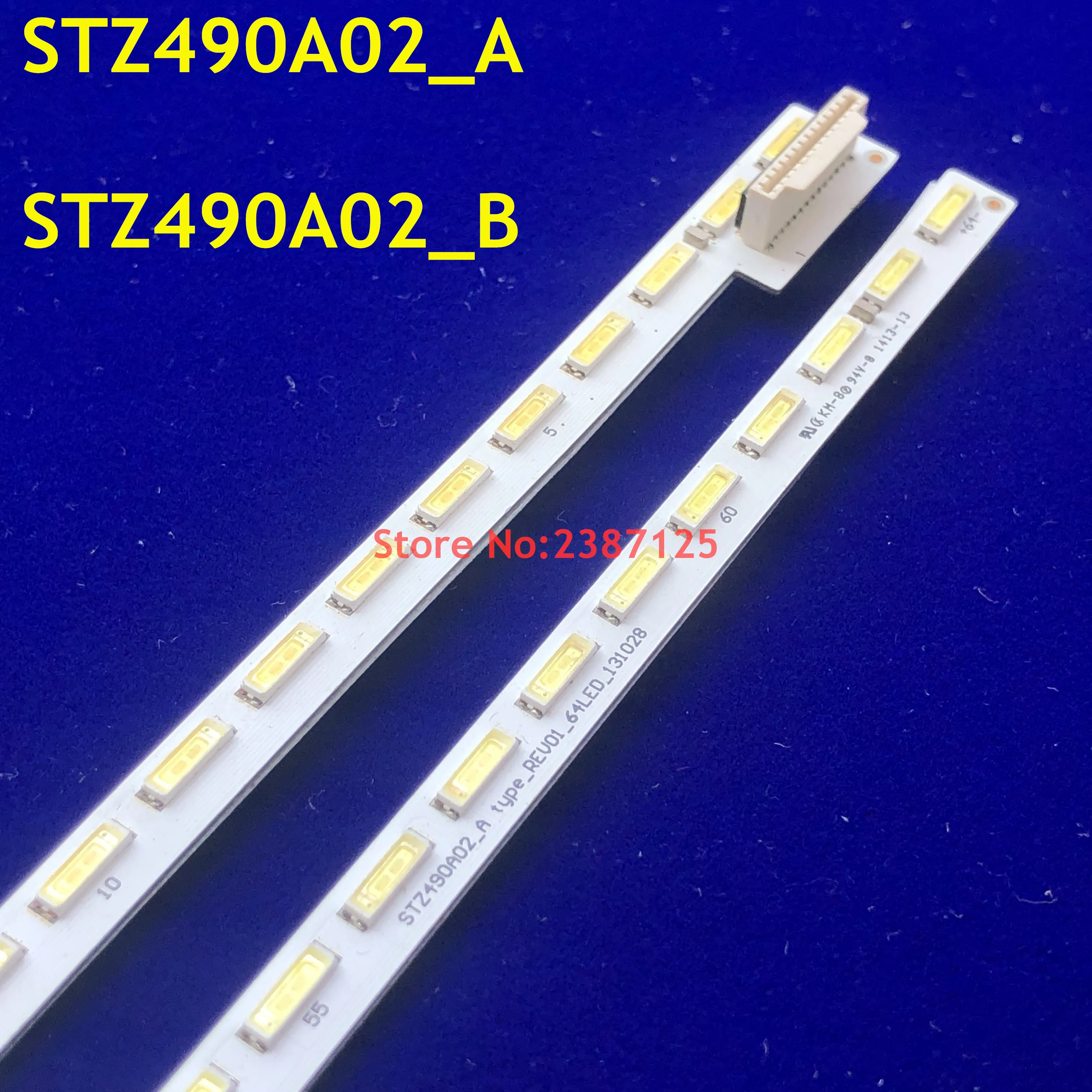 

LED Backlight Strip 64 Lamp For TCL 49"TV L49E5700A D49A571U 49E790U 49UD1000 STZ490A02_A STZ490A02_B MT4851D01-1 49UD1000