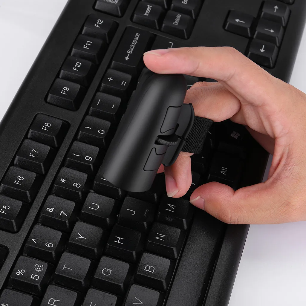 Беспроводная Bluetooth мышь на палец эргономичная Портативная оптическая дорожная