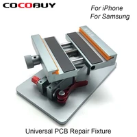 universal rotatable holder fixture for iphone x xs 11 12 pro max broken back rear glass housing motherboard battery repair tool