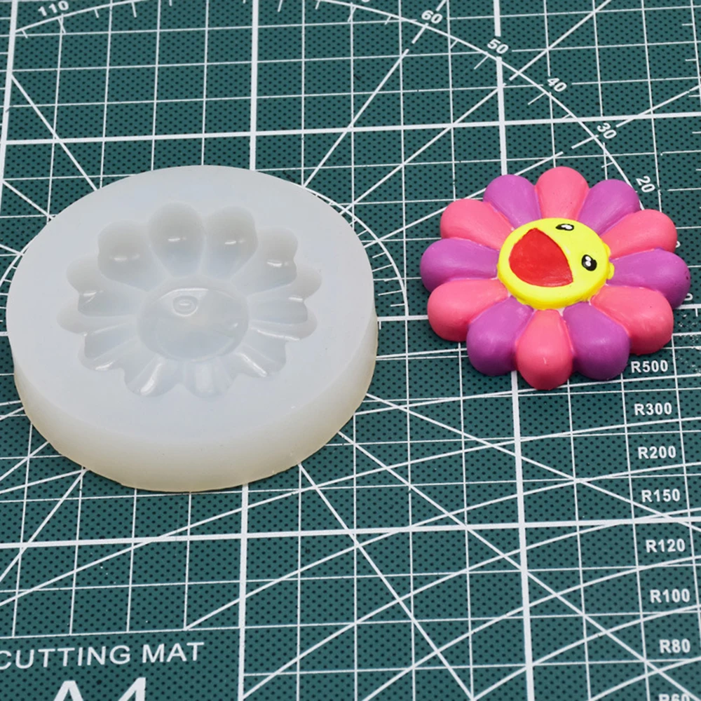 3D Силиконовая форма помадка торт Кухонные формы Аксессуары Круглый смайлик