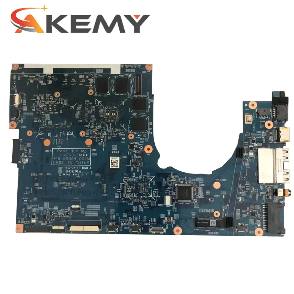 

Akemy 14204-1M 448.02G13.001M for ACER VN7-791 VN7-791G Laptop motherboard CPU i5 4210H GTX860M DDR3 Test OK Mainboard