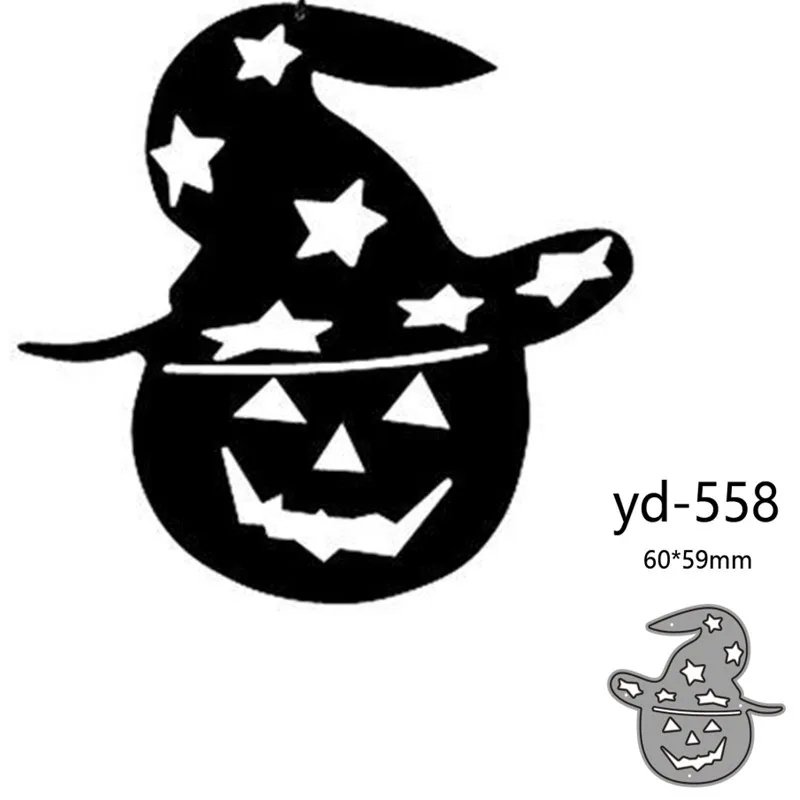 

Металлические пресс-формы форма Хэллоуин тыква украшение Скрапбукинг Бумага рукоделие Нож Форма лезвие перфоратор трафареты
