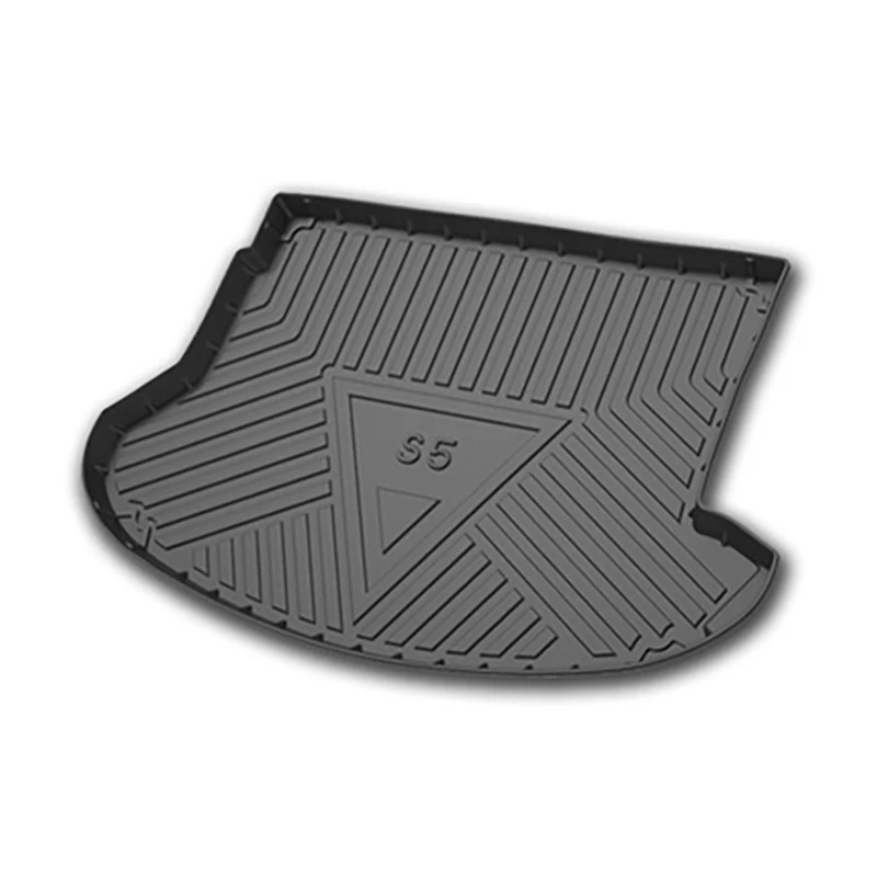 

For Hippocampus S5 2014-2018 Trunk Storage Mats Rear Car Cargo Liner Tray Waterproof Pads Auto Carpet Interior Covers Protector