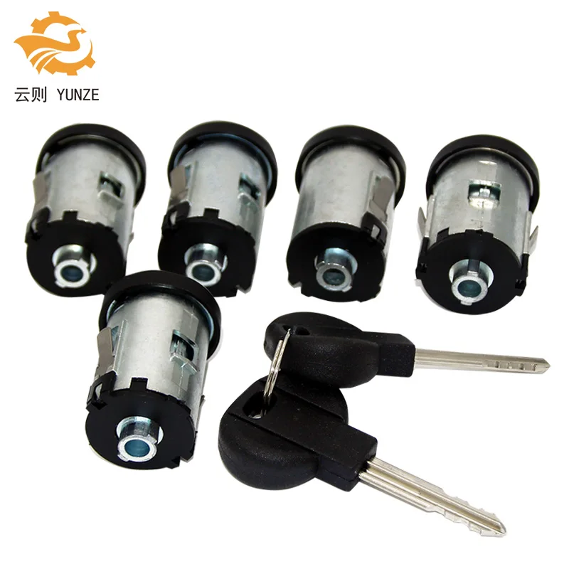 Полный комплект ствол дверного замка 5 шт. для FIAT SCUDO 1996 2006 9926.Q7|door lock barrel|set 6set |