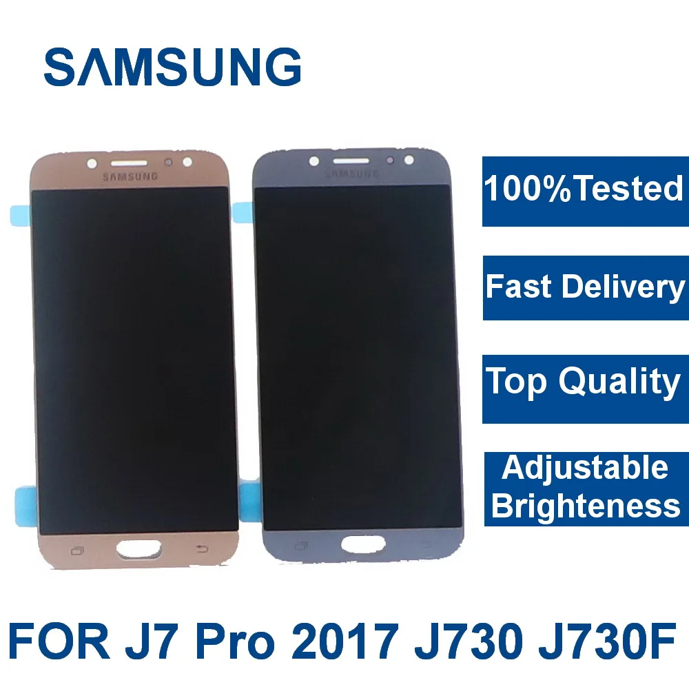 Высококачественный ЖК дисплей для Samsung Galaxy J7 Pro 2017 J730 J730F и сенсорный экран