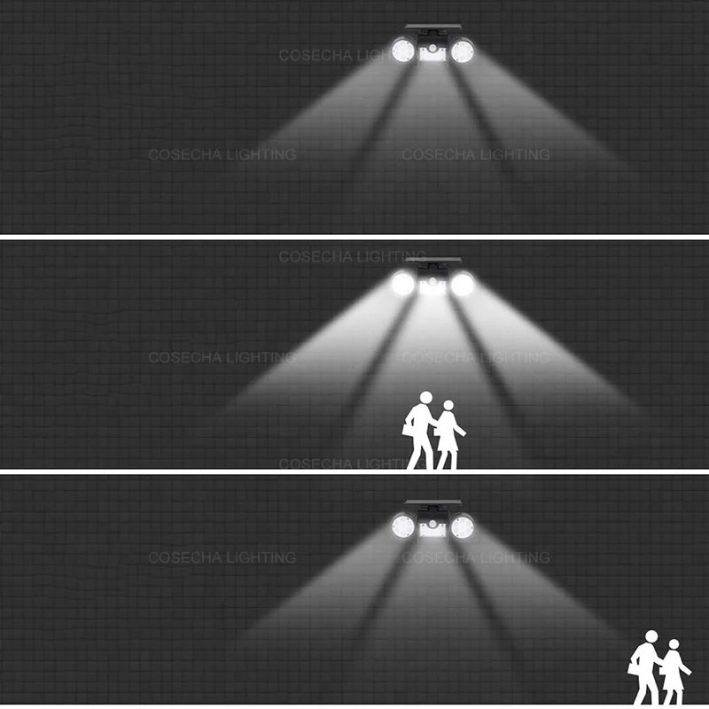 Светодиодные наружные сенсорные Настенные светильники Смарт светодиодные