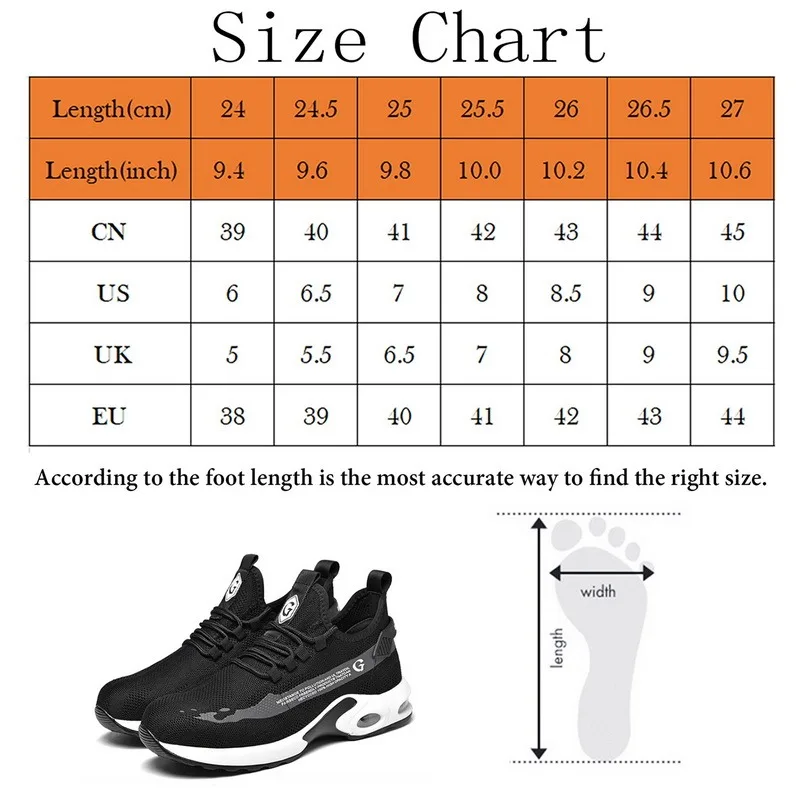 

Safety Shoes Men Steel Toe Indestructible Shoes Anti-puncture Sneakers Breathable Sefety Boots Males Anti-puncture Sneakers