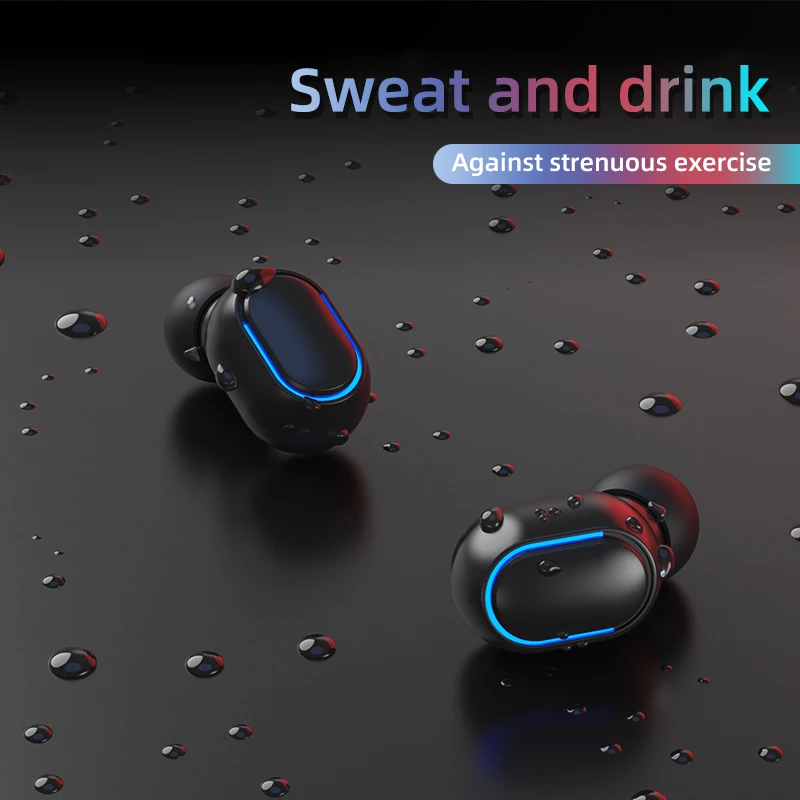 

bluetooth wireless earphones mini earbuds Smart touch Bilateral stereo audio video microphone earphone for Mobile Phone game