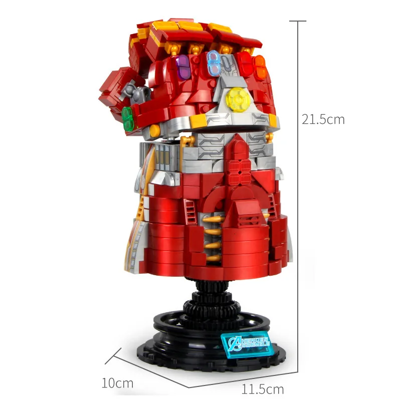 SY1398/1399/1400 Супер герои Marvel Endgame Mark85 Железный человек Тор оружие строительные блоки