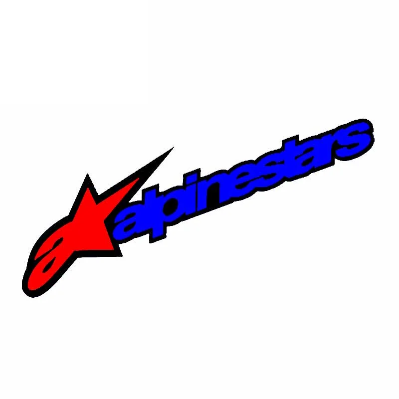 

13cm X 7cm Car Stickers Vinyl Material for Alpinestars Astar Decal Occlusion Scratch Waterproof Motorcycle Decor Camper Decals