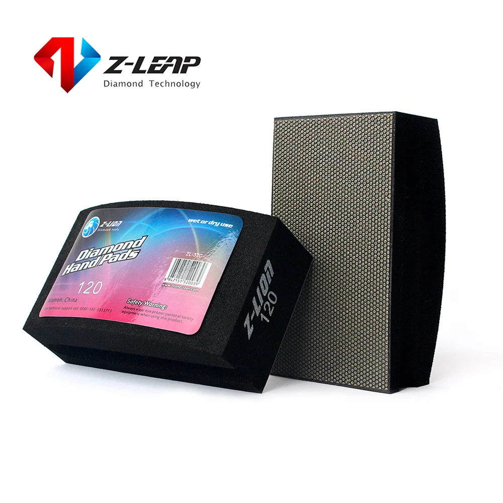 Z-LEAP 1 шт. алмазные ручные полировочные колодки для камня бетона грамита Мраморная