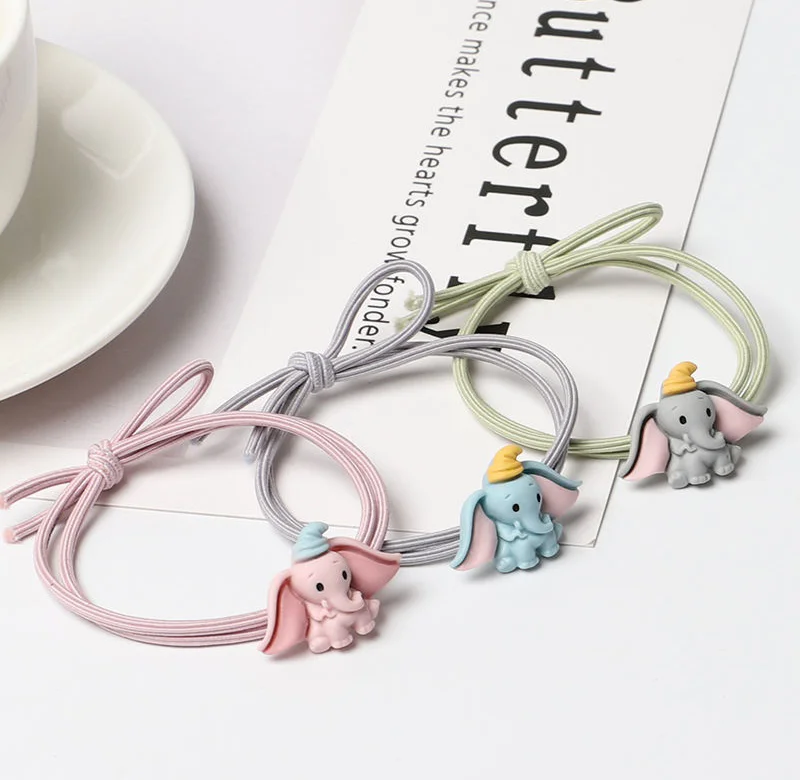 Милый аксессуар для волос повязка на голову в виде слона резинки девушек