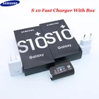 Оригинальный адаптер питания с кабелем USB Type-C для телефонов Samsung Galaxy, 15 Вт