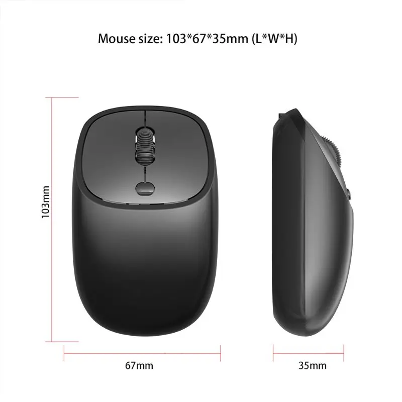 

Mini Portable Wireless Mouse Optical Gaming Mice or PC Computer Laptop Notebook