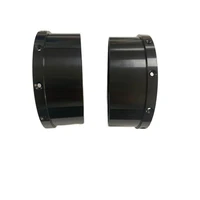 custom made alumnum black oxide single split shaft collars