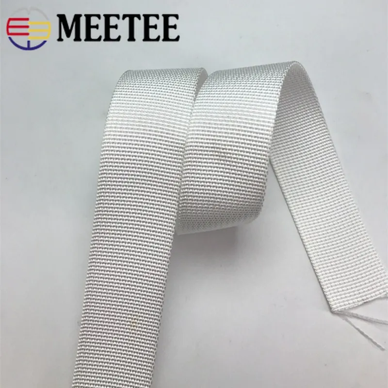 8Meters Meetee 1mm Thicken Nylon Webbing Tapes Bag Strap 20/25/32/38mm Outdoor Belt Handbag Bias Binding Accessories | Дом и сад