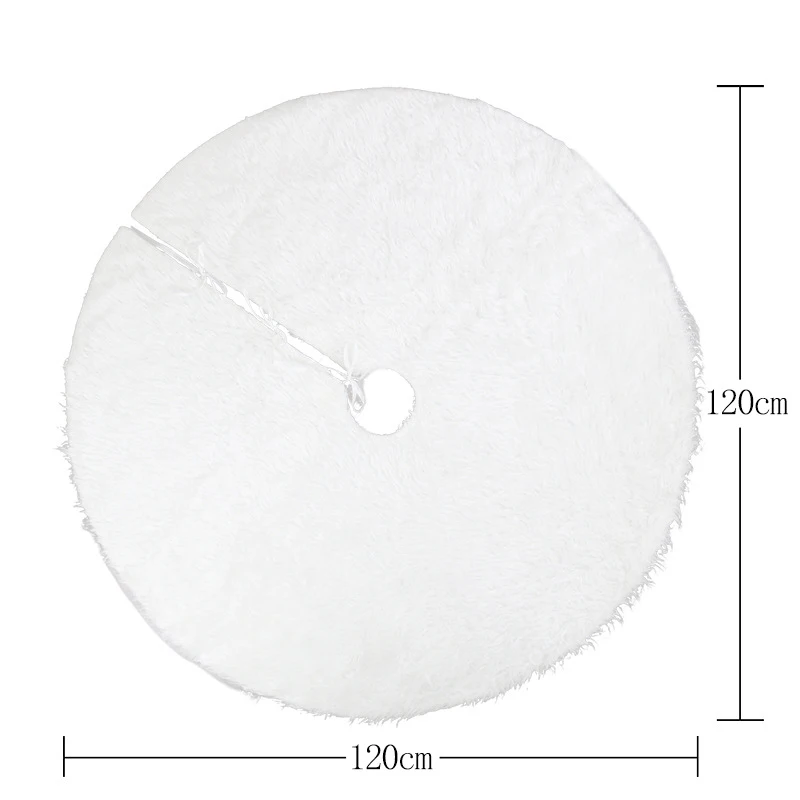 Нетканый Снежный плюш Рождественская елка юбка напольная подставка коврик