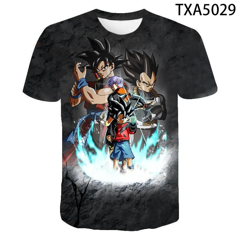 

Men Women Children Cartoon Anime Dragon New Summer 3D T shirt Fashion Streetwear Boy Girl Kids DBZ Printed T-shirt Cool Tops Tee
