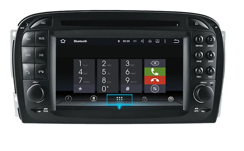 Автомобильный DVD плеер 6 2 дюйма Android 10 0 GPS навигация для mercedes Benz SL R230 SL500 2001 2007 радио