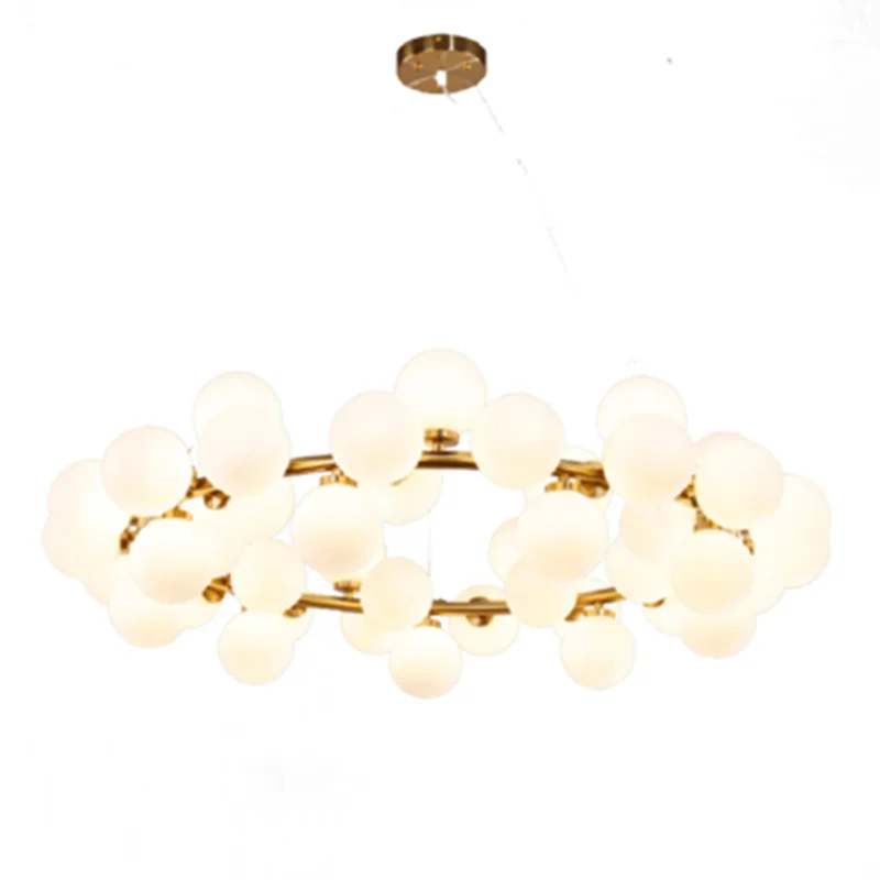 Винтажная люстра с воздушными шарами Круглая Люстра для гостевого ресторана