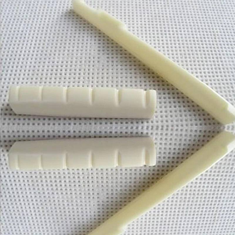 6 мостовых штифтов + седло мостовое седло/костяная Акустическая гитара белый |