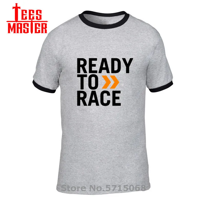 Модная модная футболка с рисунком готов к гонке машинками жаровня для езды на