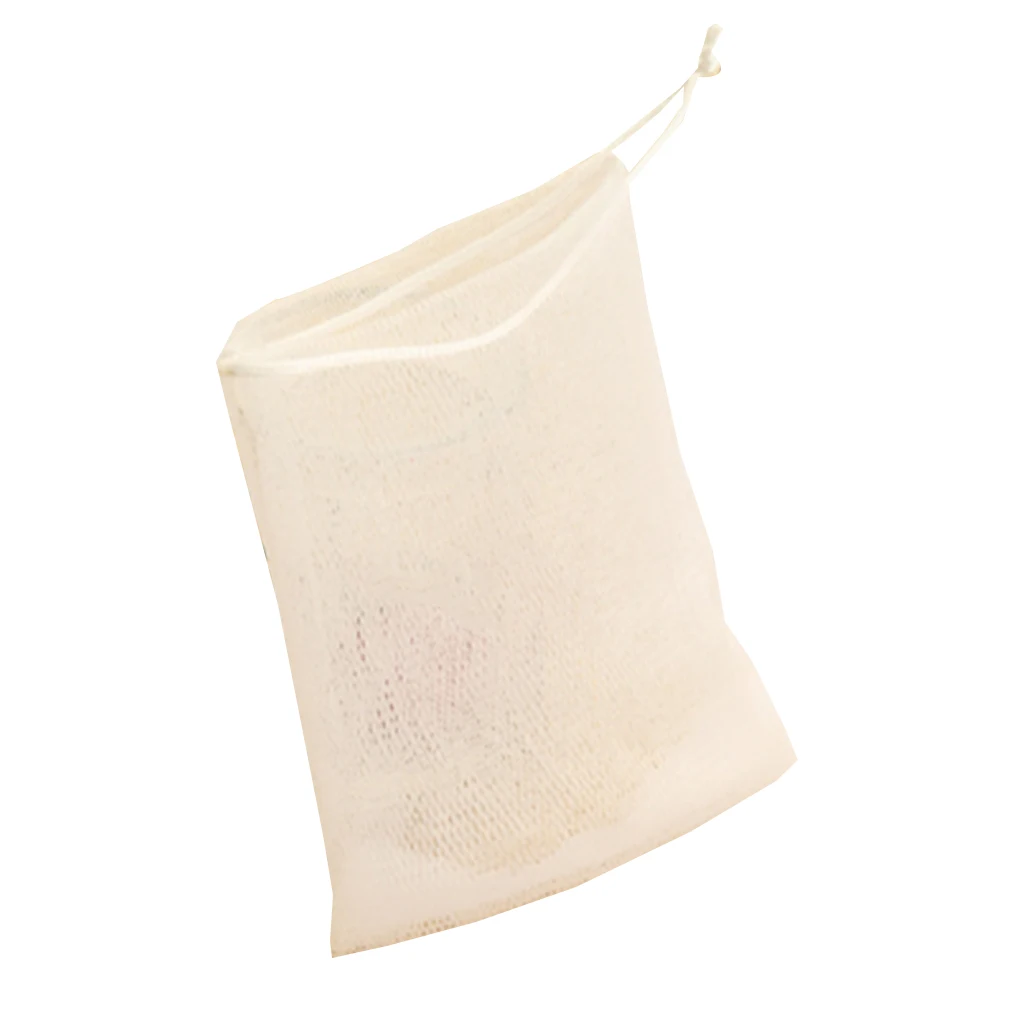 

Hanging Plastic Double Layer Hand-made Foaming Net Soap Bubble Mesh Bag Face Care Clean Helper Tools