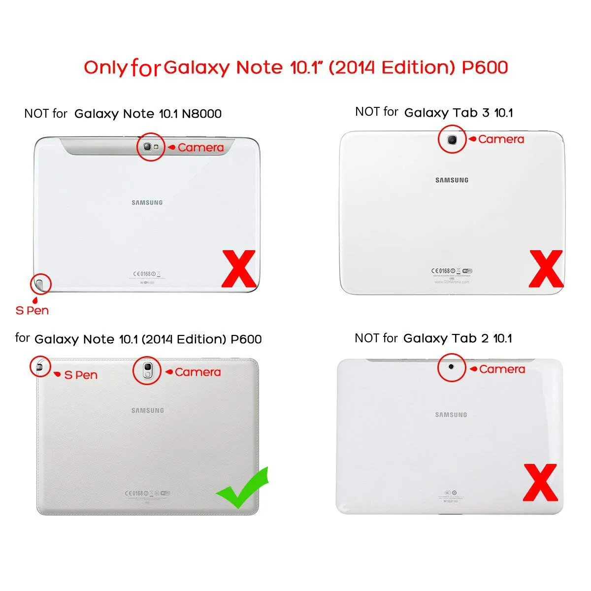 Вращающийся на 360 градусов чехол для Samsung Galaxy Note 10 1 дюймов 2014 vision P600 PU кожаный SM-P600