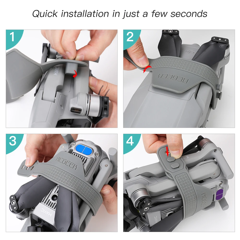 Propeller Stabilizer Holder for DJI Mavic Air 2S Silicone Blade Fixed Props Transportation Protector 2 Accessories | Электроника