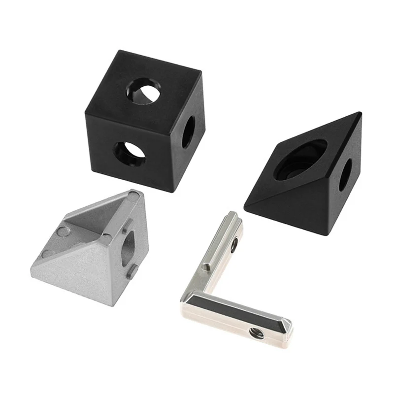 

3D Printer Aluminium Blok Cube Prism V-slot Three Way Connector Regulator Corner