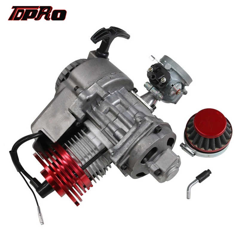 TDPRO Pull Start МОТОРНЫЙ ФИЛЬТР 2-тактный двигатель 47cc 49cc мотор для мини-квадроцикла Dirt