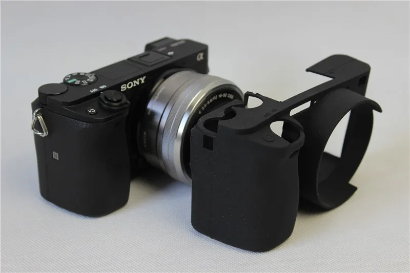 Сумка для камеры sony A6300/A6400 Мягкий силиконовый чехол для камеры защитный чехол