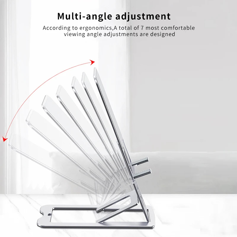 foldable phone tablet stand alluminum alloy adjustable ultra thin desktop laptop holder for iphone ipad air samsung stand free global shipping